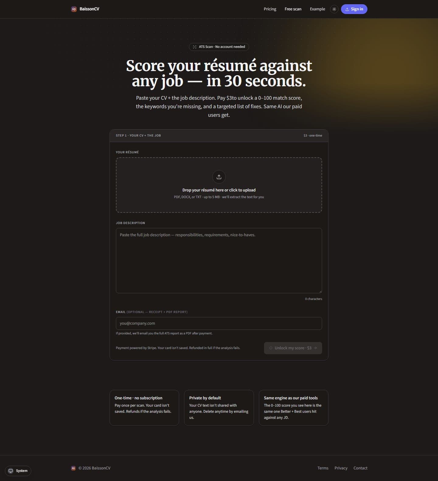 BaissonCV screenshot 4