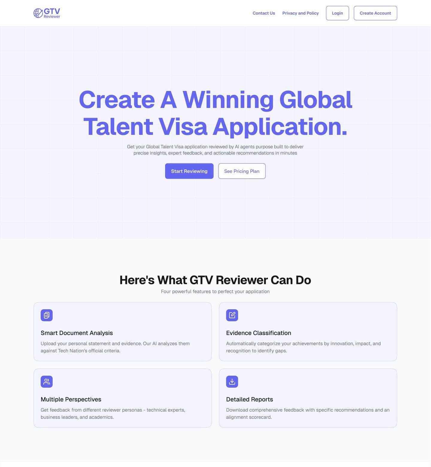 GTV Reviewer screenshot 1