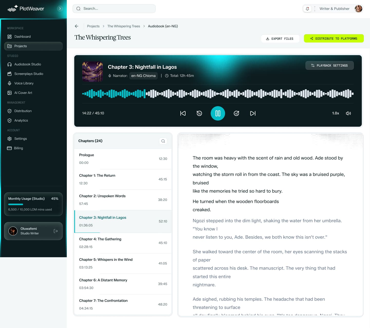 Plotweaver screenshot 4